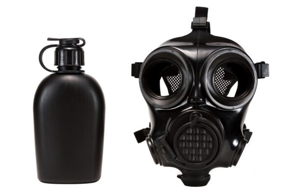 MIRA Safety CM-7M Military Gas Mask - Medium | Includes Pre-installed Hydration System & Canteen | CBRN Protection Military Special Forces, Police Squads, and Rescue Teams